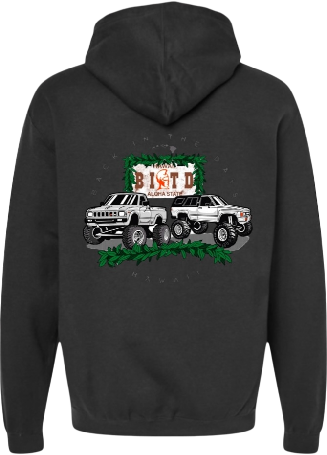 1st Gen Toyota Premium Midweight hoodie (Black)