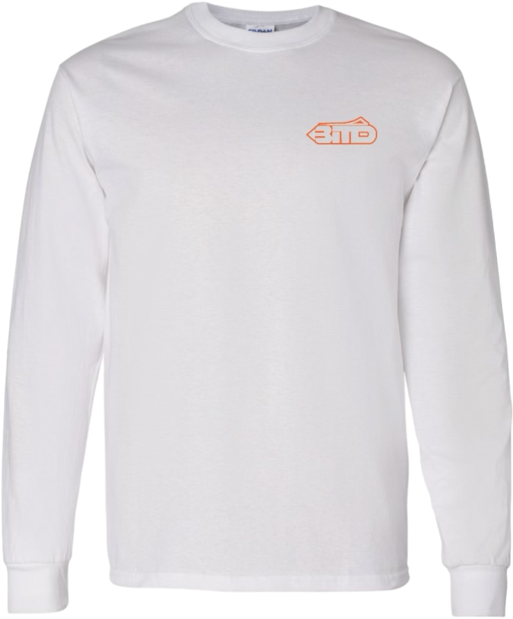 Red Tacoma Long Sleeve Tee (White)