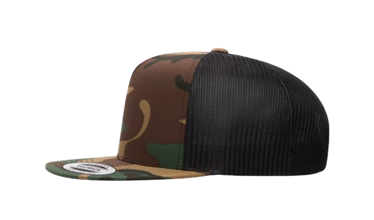 BITD Logo snapback w/ Embroidered Logo (Camo/Black)