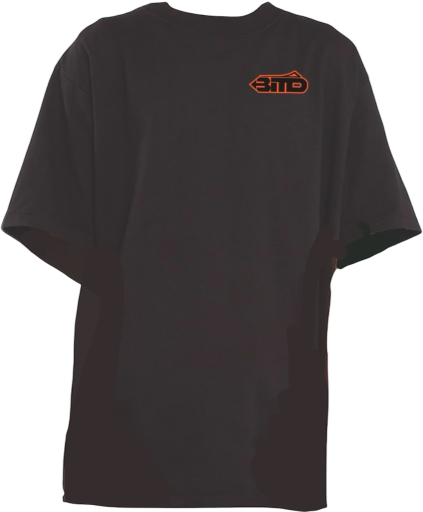 Red Tacoma ShakaWear T-Shirt Heavy Weight (Black)