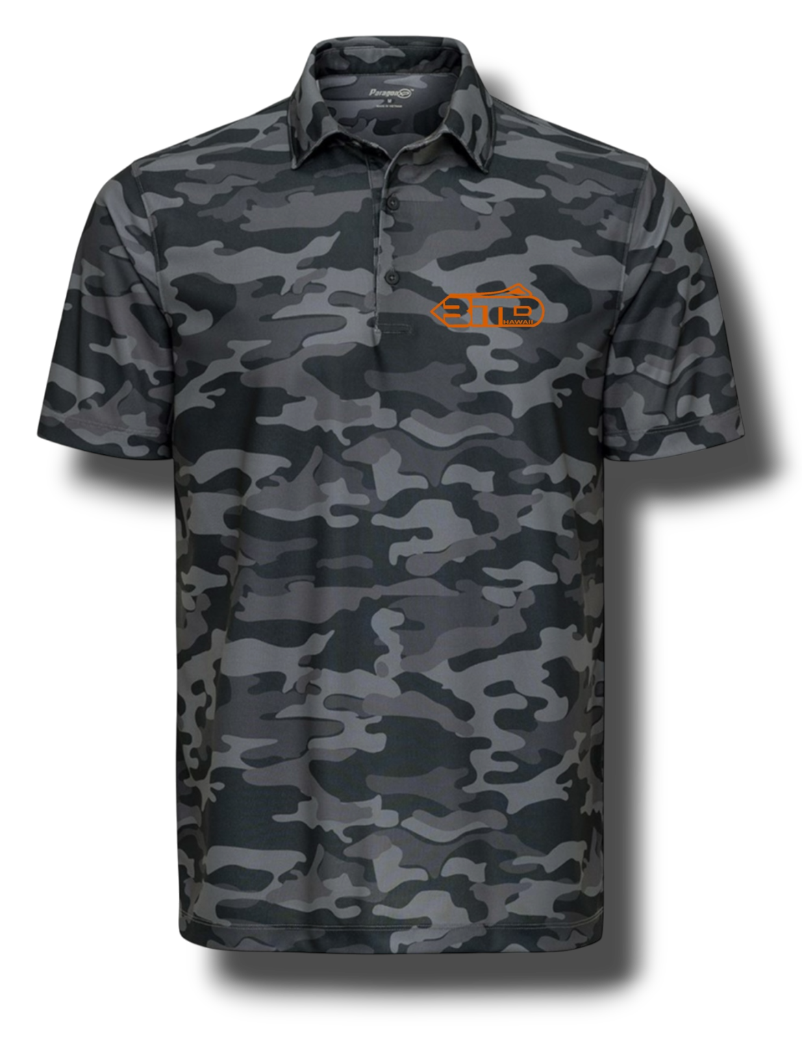 DriFit Black Camouflage Polo