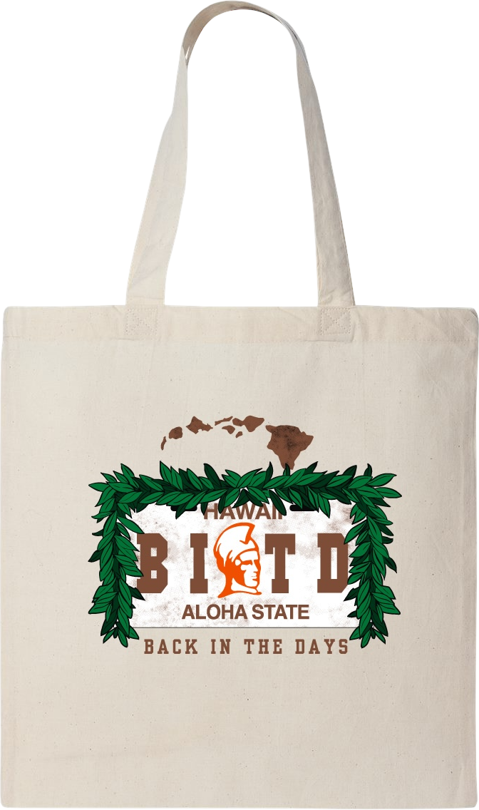 License Plate (Natural) Tote