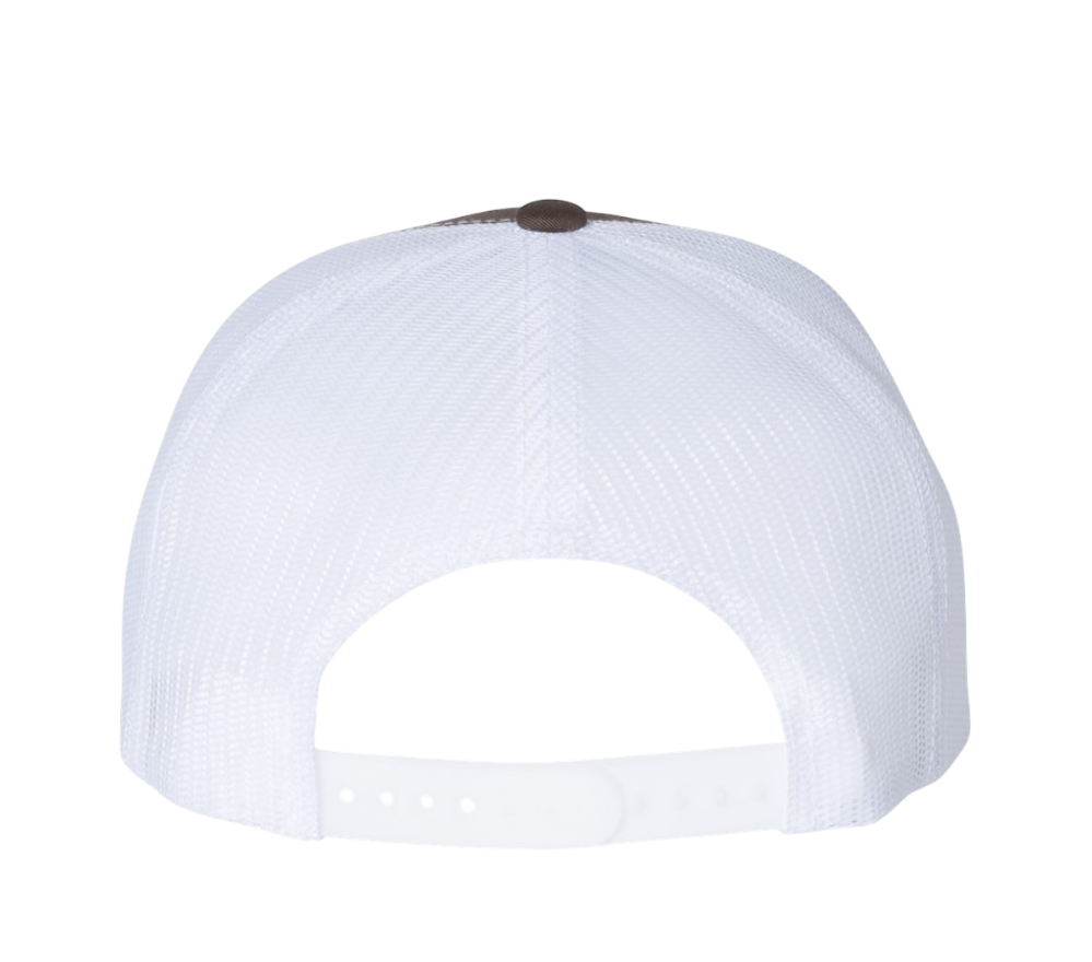 I❤️HI Trucker Hats Embroidered Logo (Brown/White)