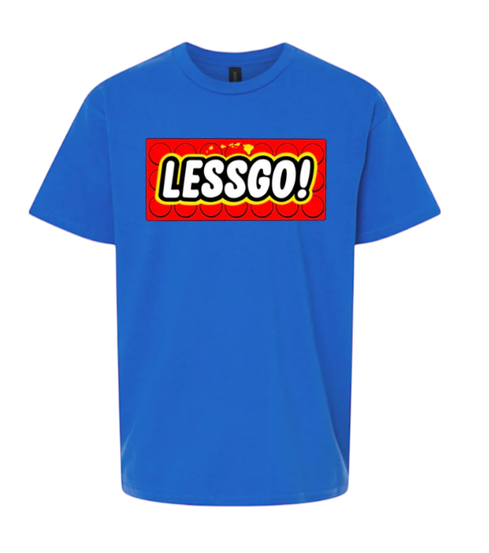 LESSGO (Blue) Keiki Tshirt