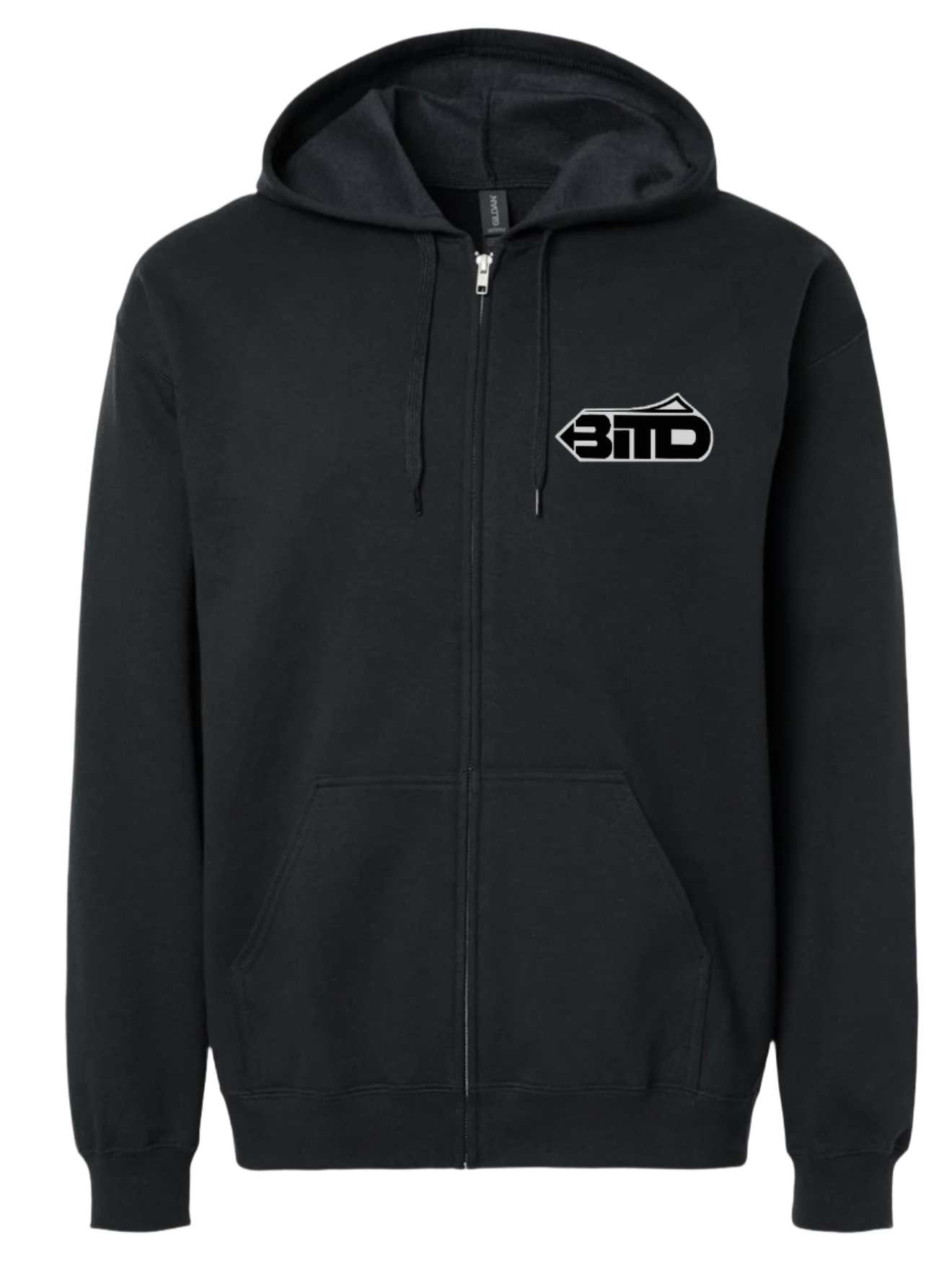 VW BUS Midweight Zipper Hoodie (Black)