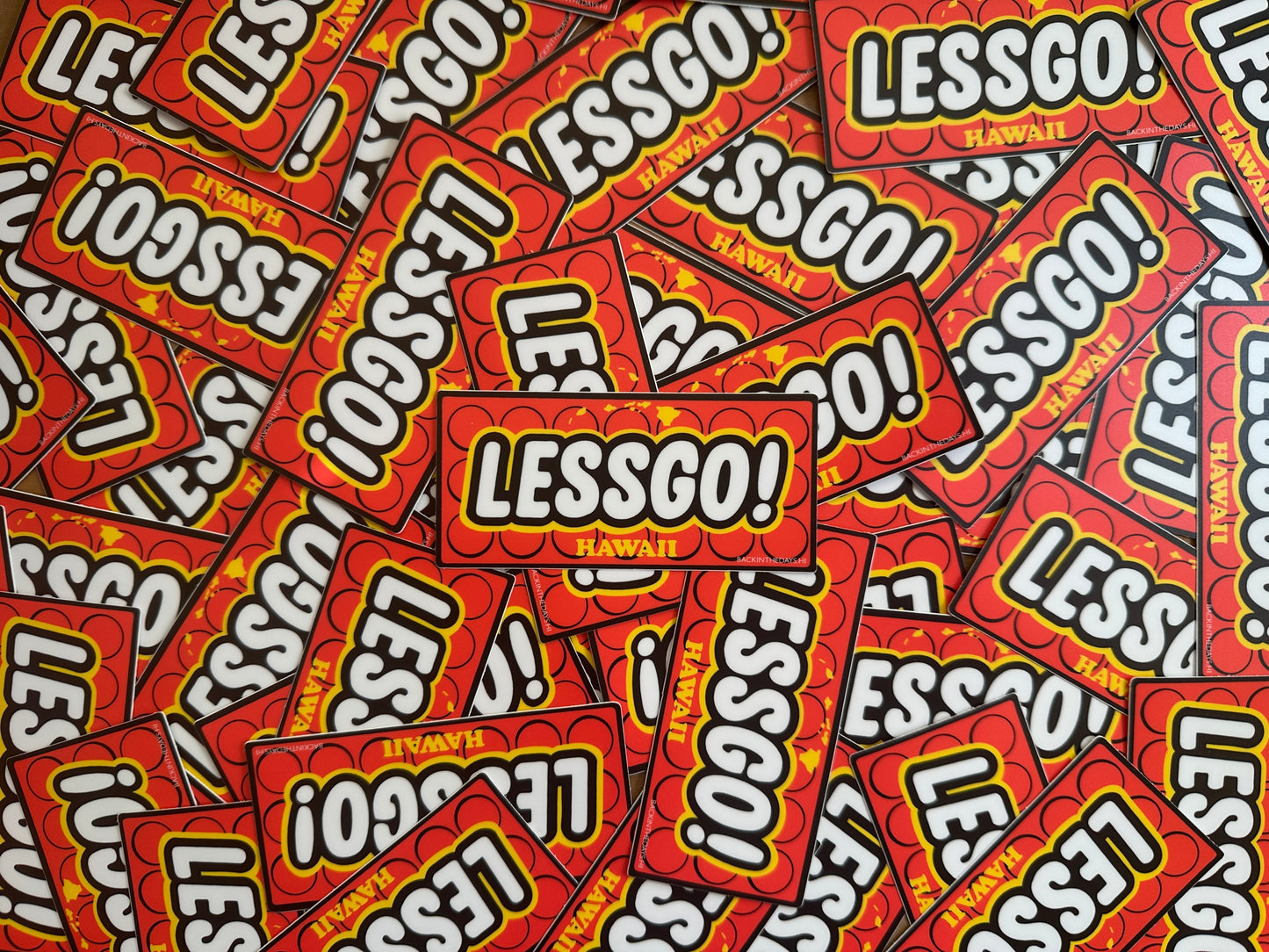 LESSGO! Hawaii sticker