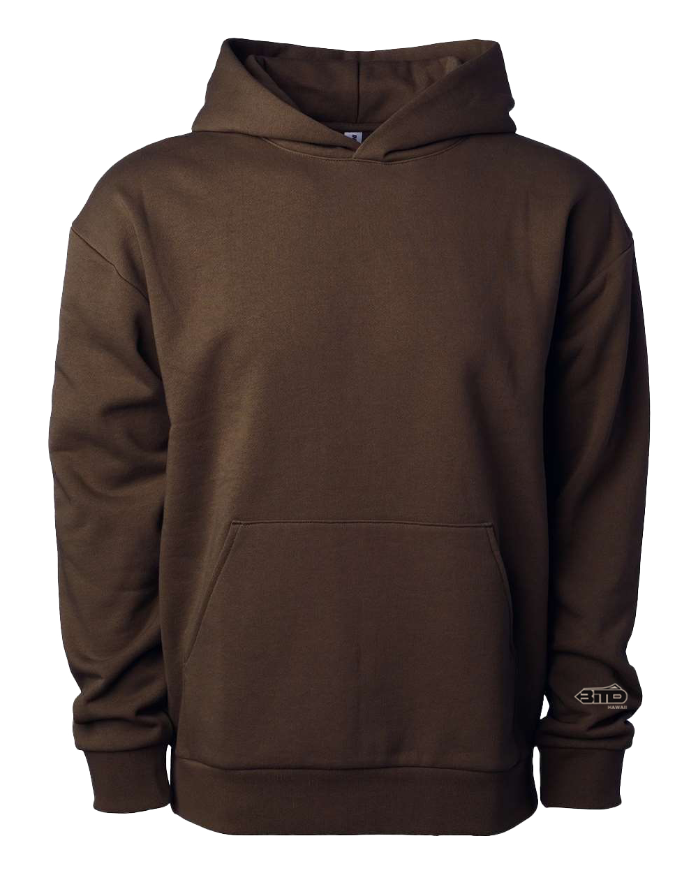 LOST THEN FOUND Premium Heavyweight Hoodie (Brown)