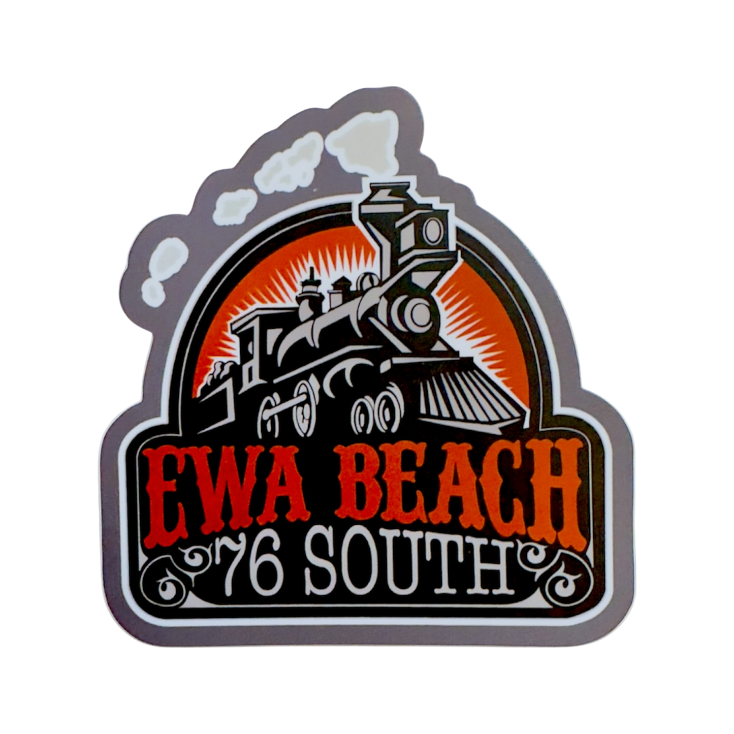 Ewa Beach Train Sticker