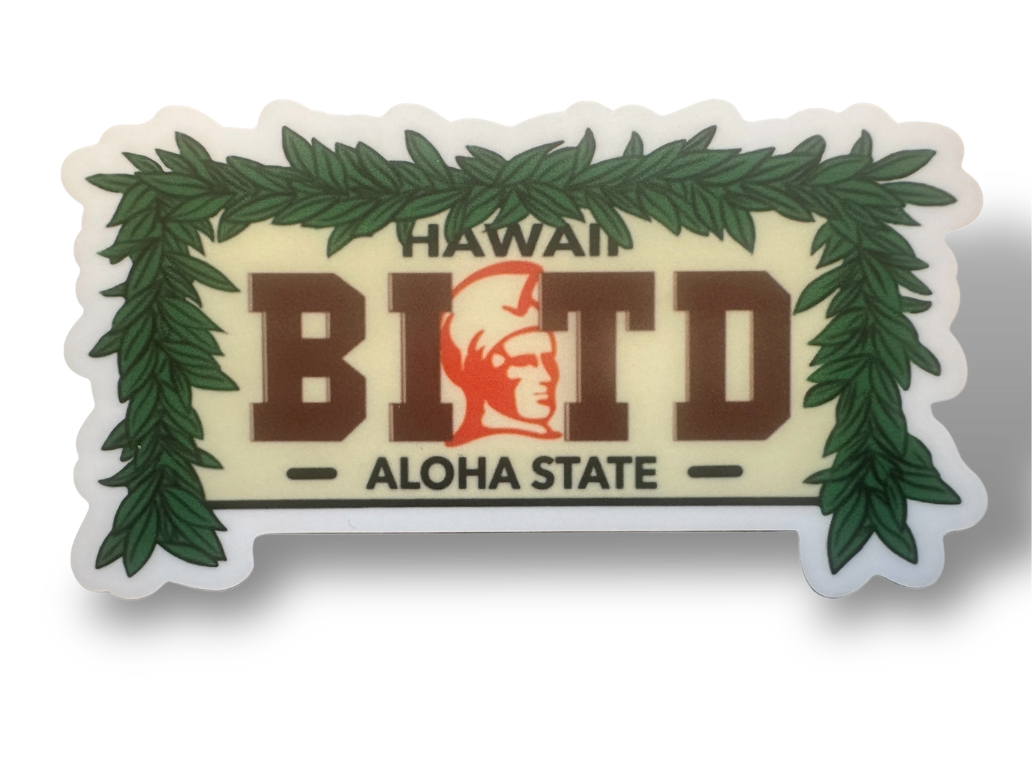 80's License Plate Sticker