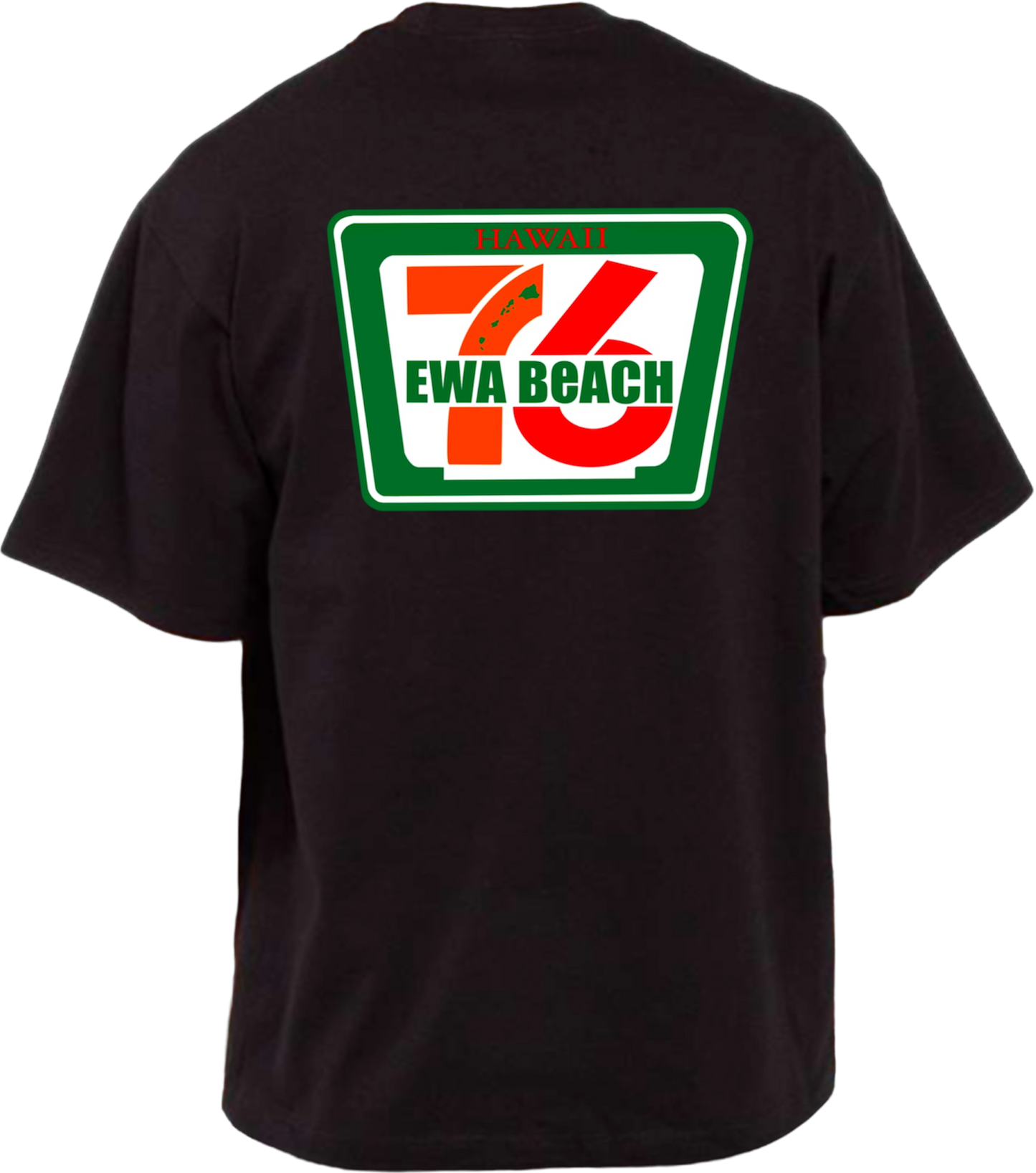 7-11 Ewa Beach ShakaWear T-Shirt Heavy Weight (Black)