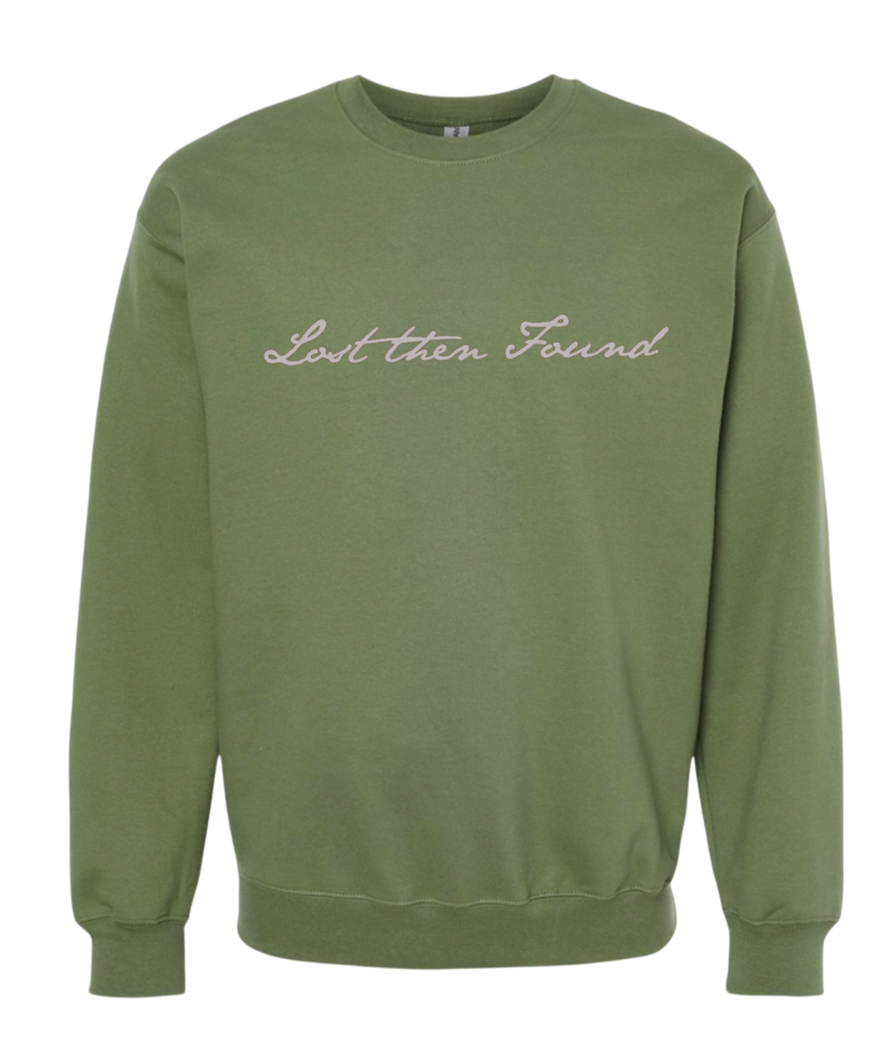 LOST THEN FOUND Crew Neck (Green)