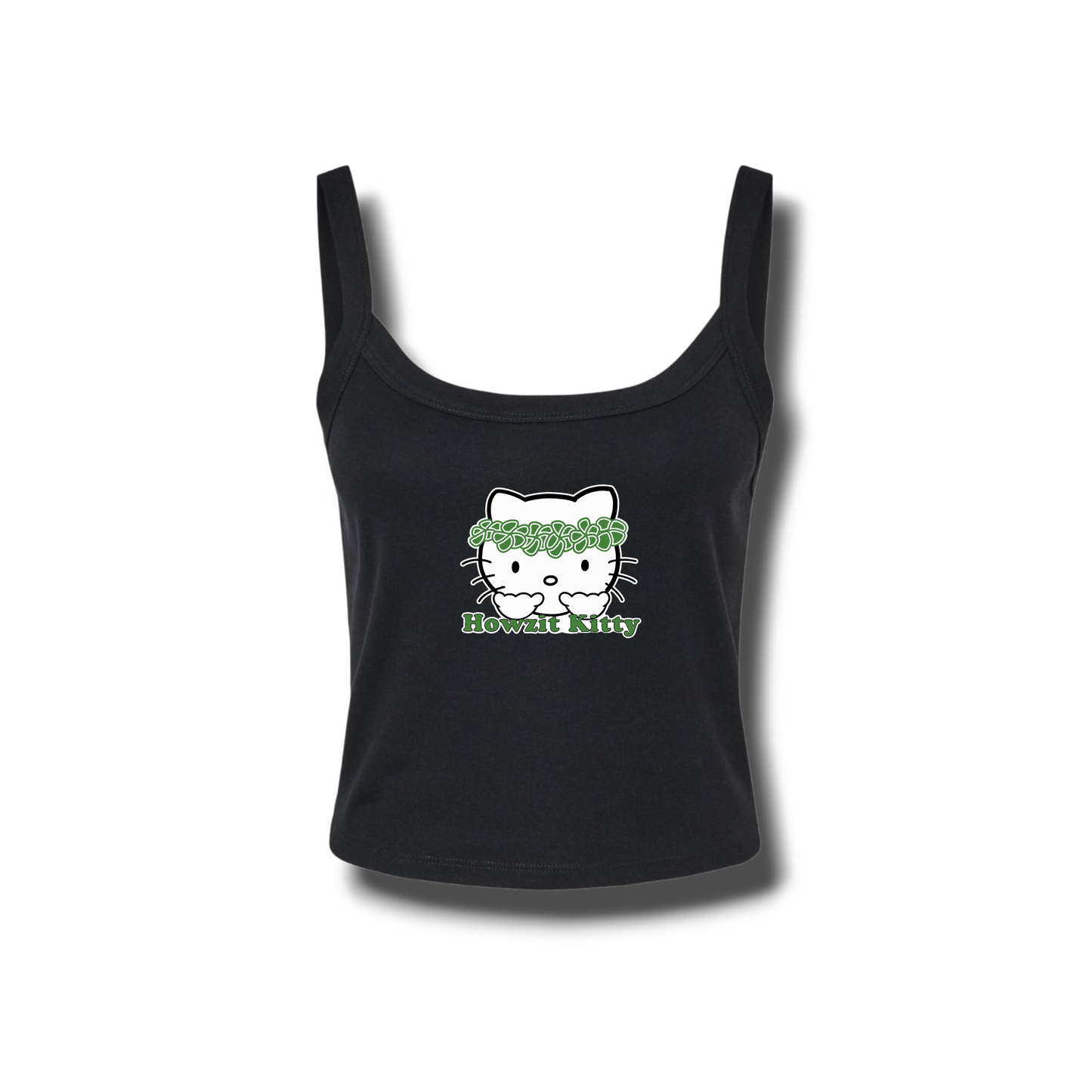 Howzit Kitty Tank (Black)