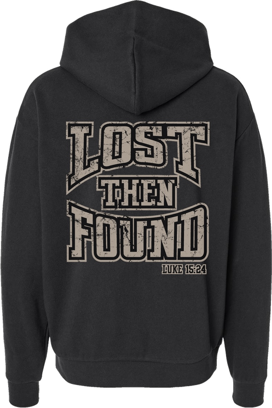 LOST THEN FOUND Premium Midweight Hoodie (Black)