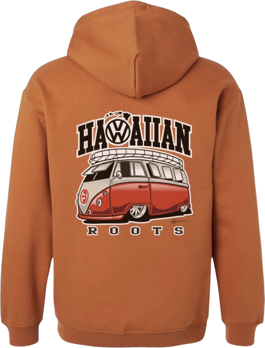 VW BUS Premium Hoodie Midweight (Texas Orange)
