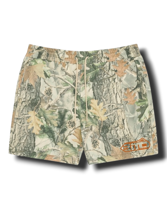 VOLLEY SHORTS (Green) BITD Logo