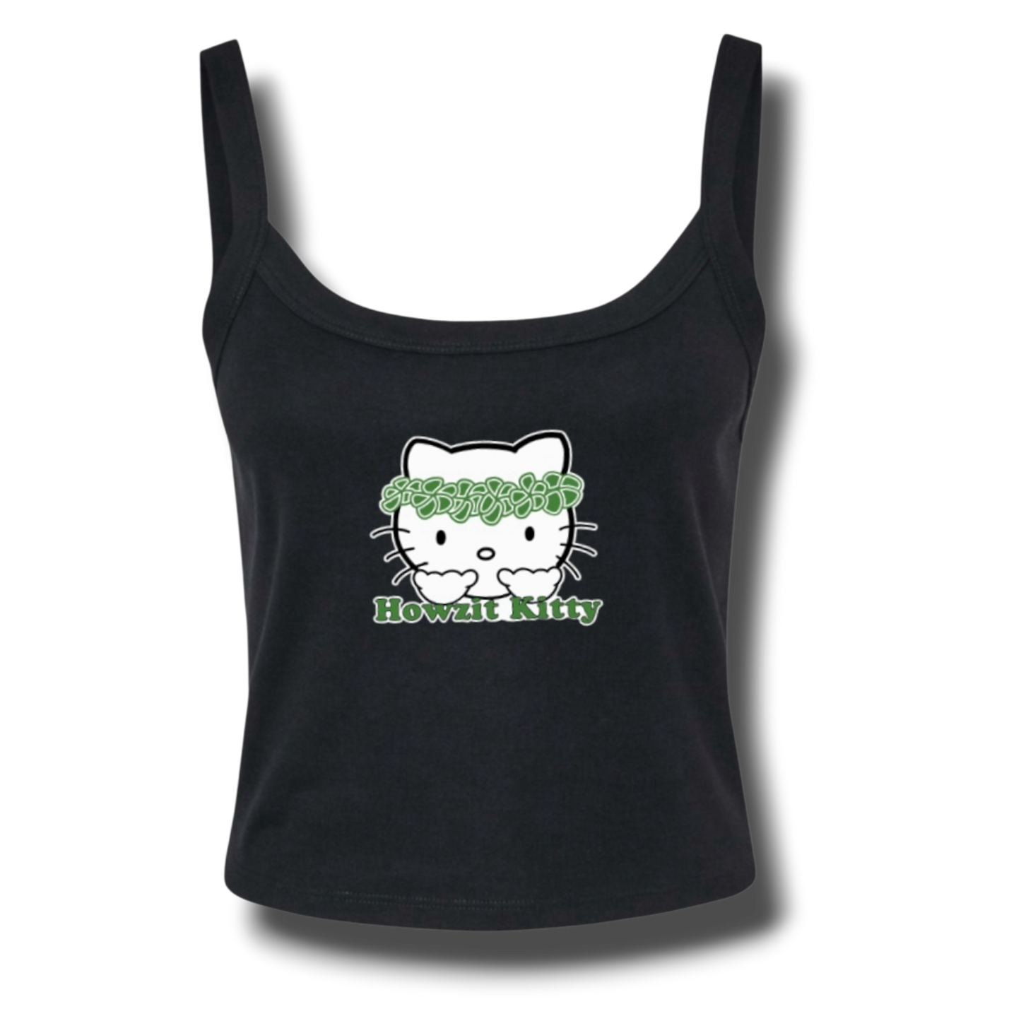 Howzit Kitty Tank (Black)