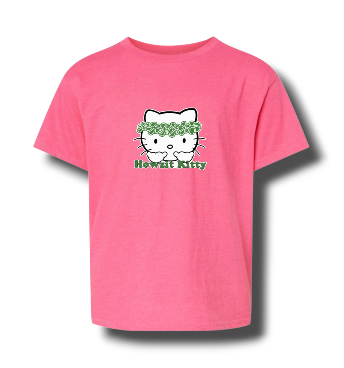 Howzit Kitty Keiki Tshirt (Pink)