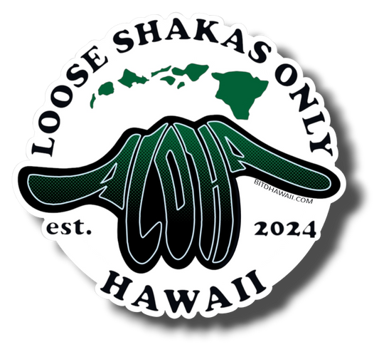 Green Loose Shaka Sticker