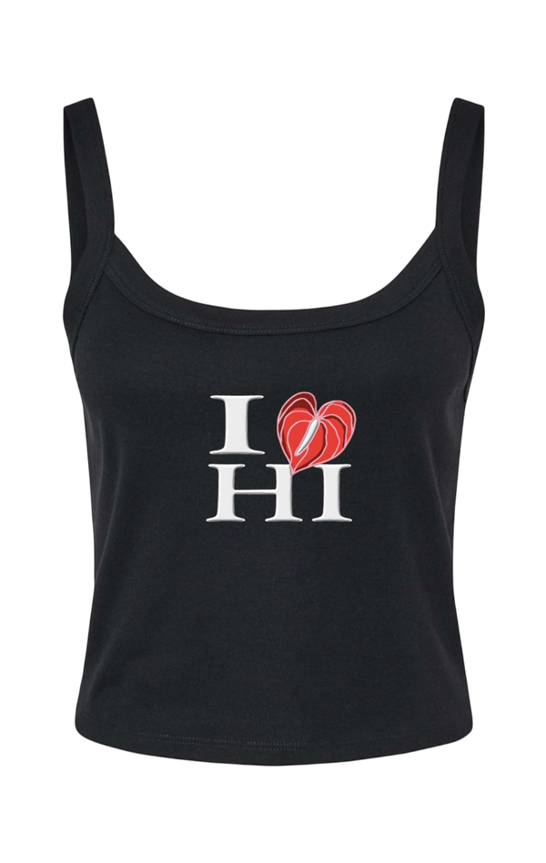 I❤️HI Womens Tank top (Black)