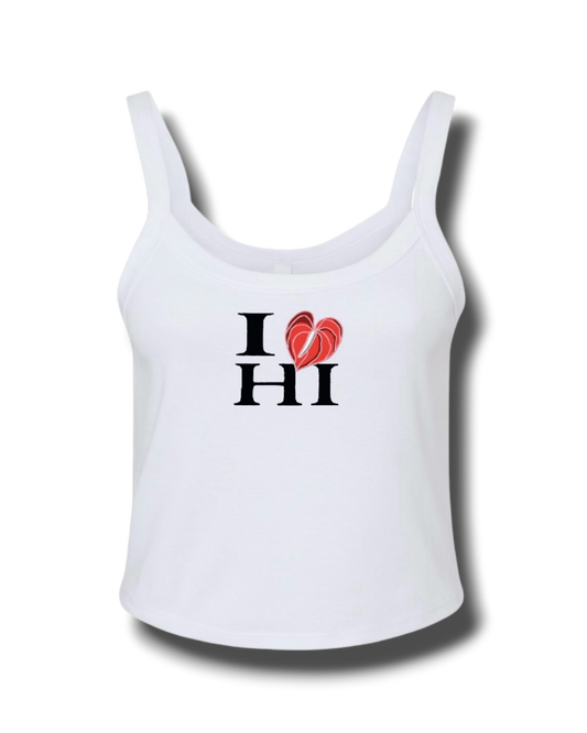I❤️HI Womens Tank top (White)