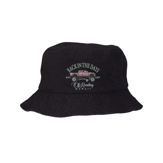 Pink Tacoma Bucket Hats (Black)