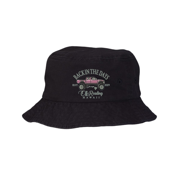 Pink Tacoma Bucket Hats (Black)