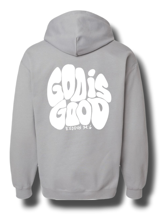 God is Good Midweight Hoodie (Charcoal)