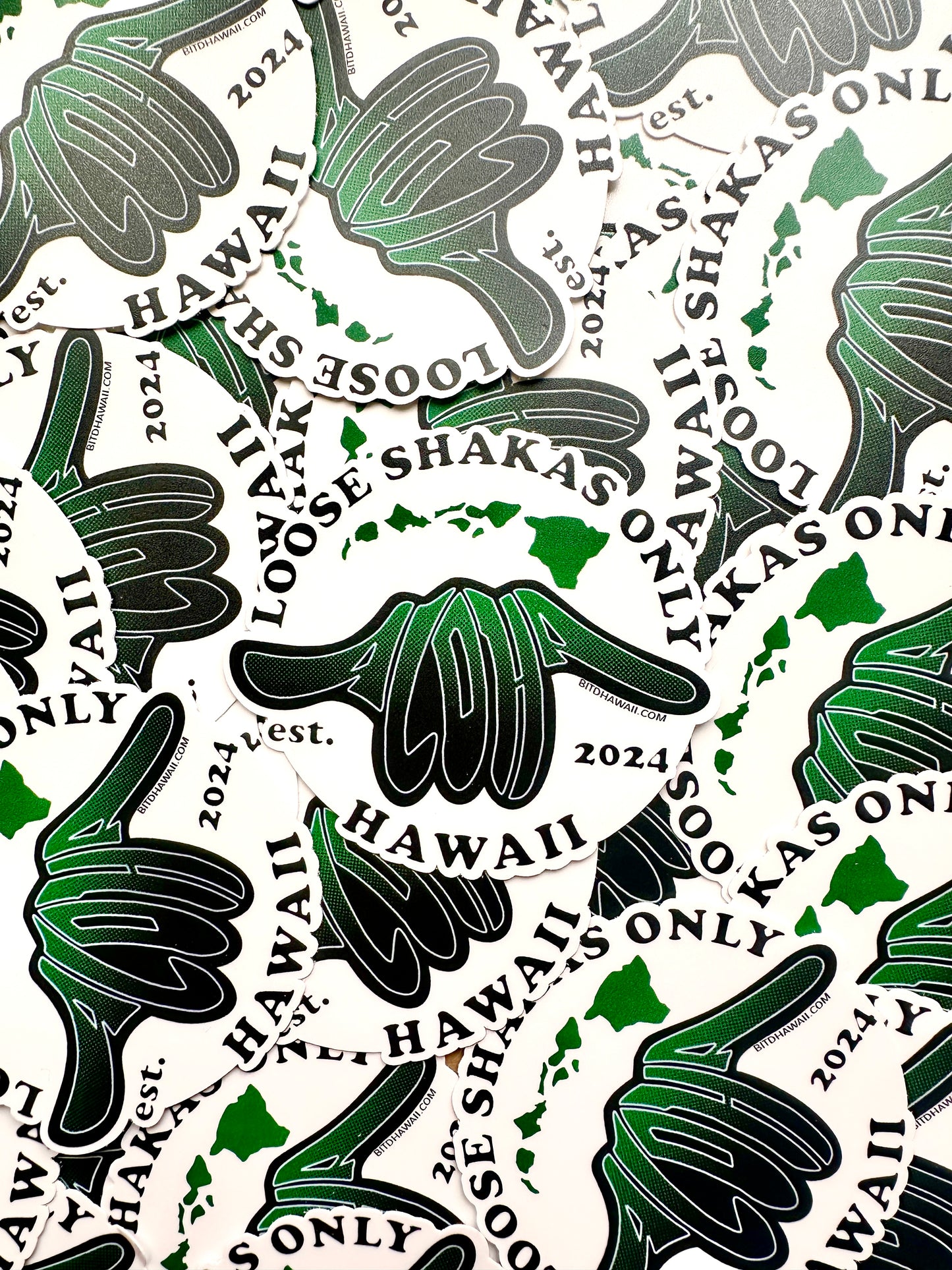 Green Loose Shaka Sticker