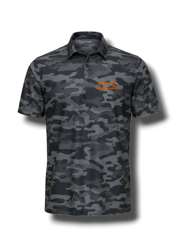DriFit Black Camouflage Polo