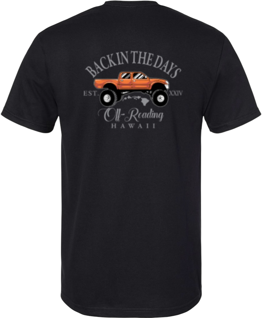 Orange Tacoma classic fit SoftStyle (Black)