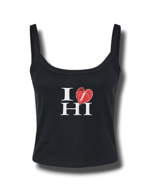 I❤️HI Womens Tank top (Black)