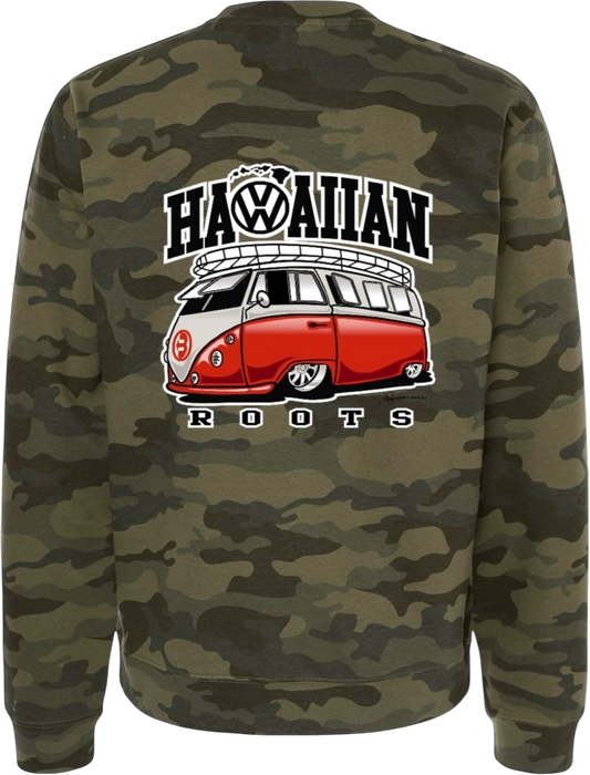 VW BUS Premium Crew Neck (Camoflauge)