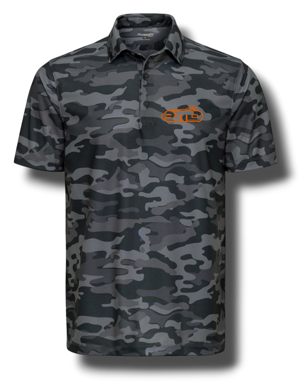 DriFit Black Camouflage Polo