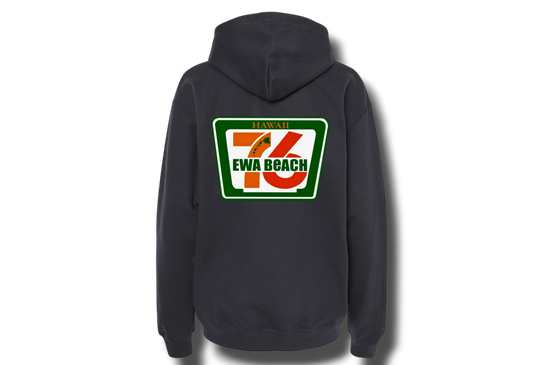 7-11 Adult Premium Midweight hoodie (Black)