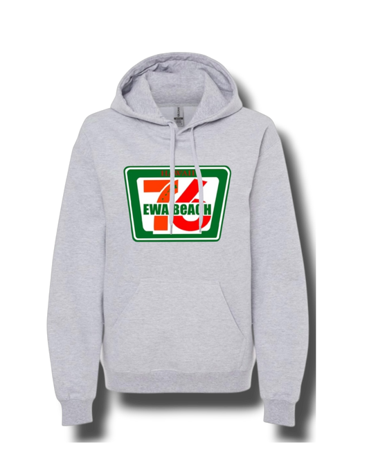 7-11 Adult Midweight Hoodie (Gray)