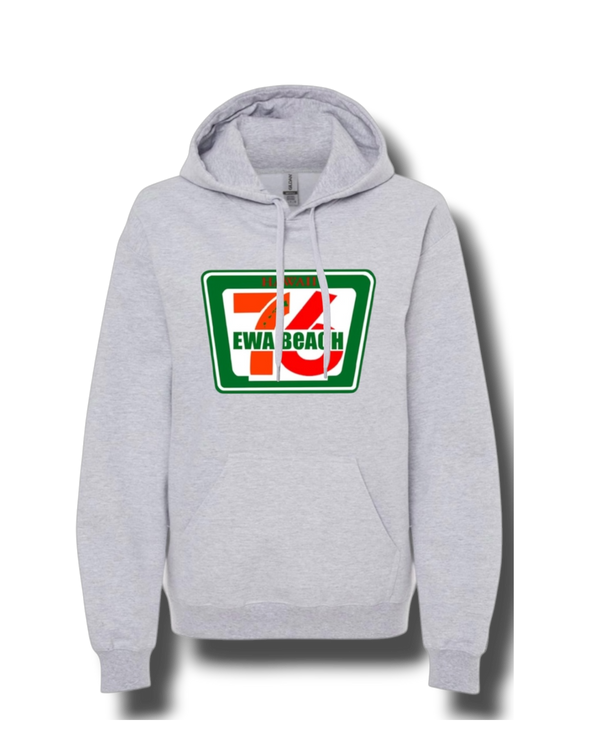 7-11 Adult Midweight Hoodie (Gray)