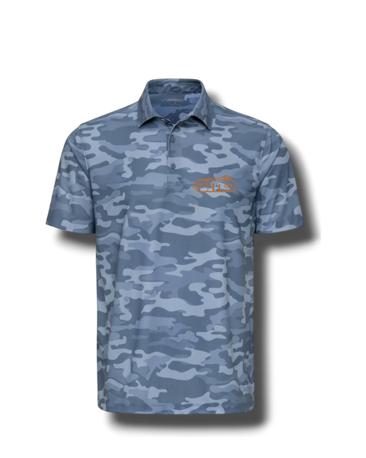 DriFit Blue Camo Polo