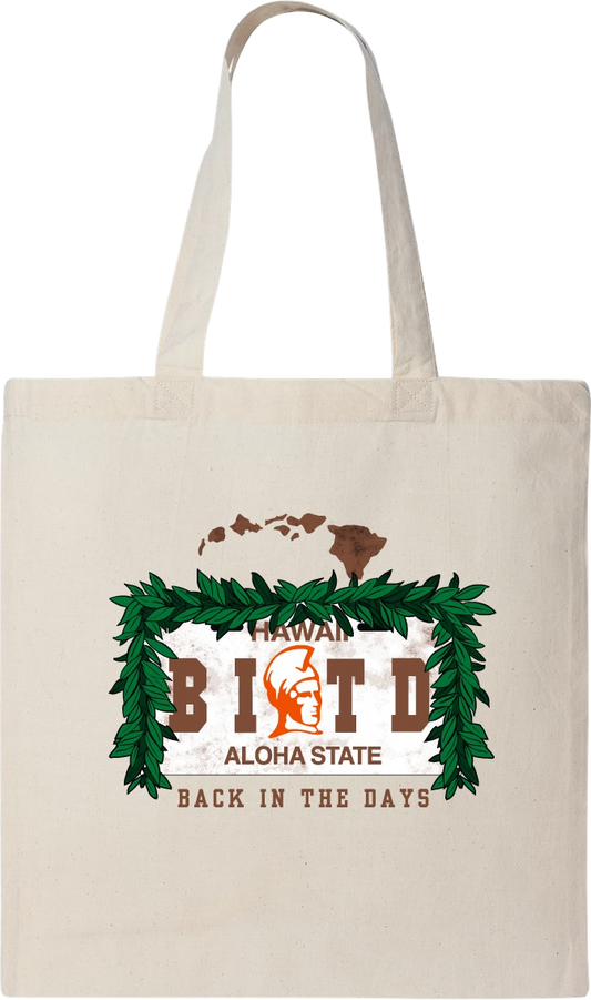 License Plate (Natural) Tote