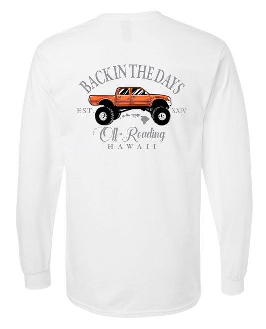 Orange Tacoma Long Sleeve T-Shirt (White)