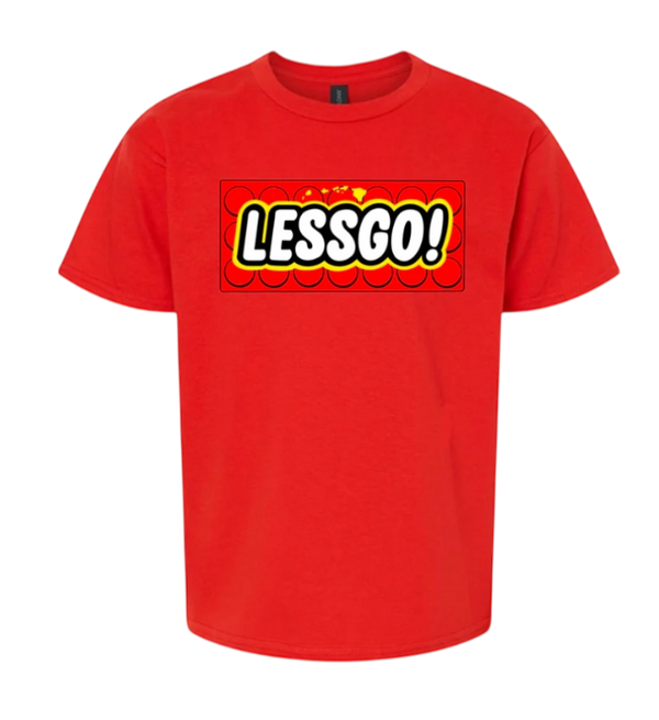 LESSGO (Red) Keiki Tshirt