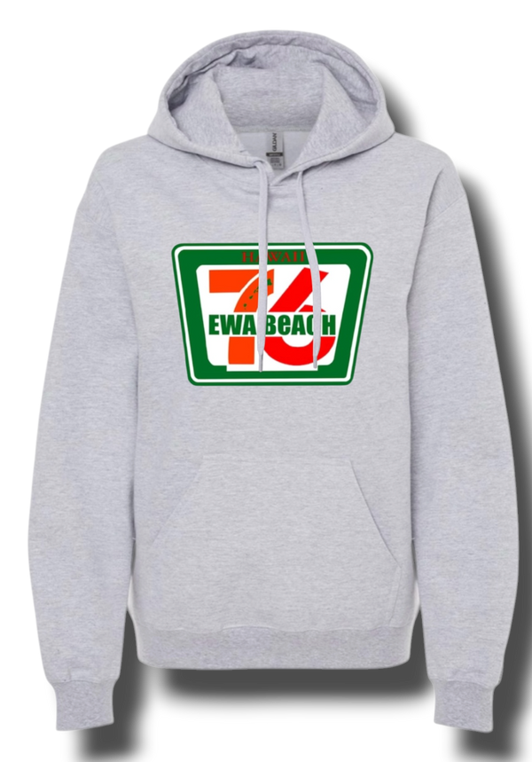 7-11 Adult Midweight Hoodie (Gray)