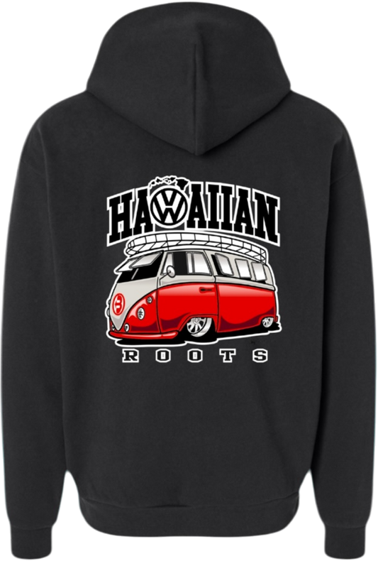 VW BUS Premium Midweight Hoodie (Black)
