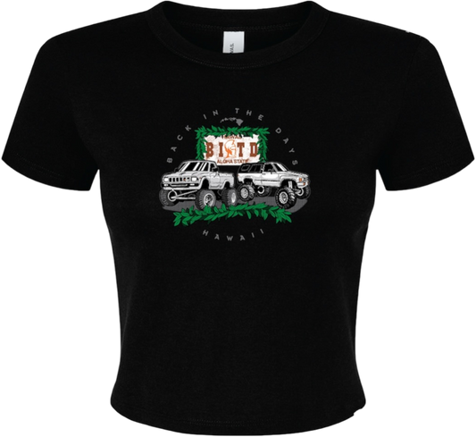 1st Gen Micro Rib Baby Tee (Black)