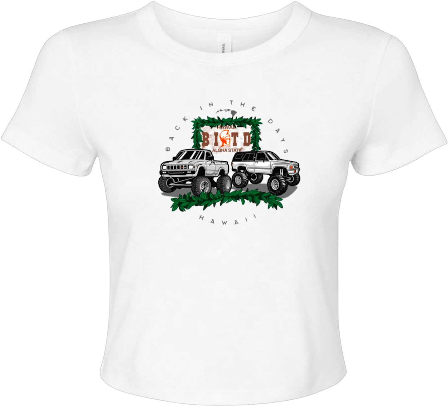 1st Gen Toyota Micro Rib Baby Tee (White)