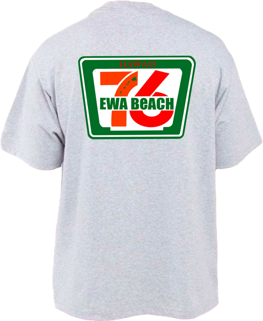 7-11 Ewa Beach Shaka Wear T-Shirt Heavy Weight (Gray)