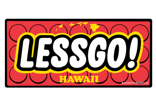 LESSGO! Hawaii sticker