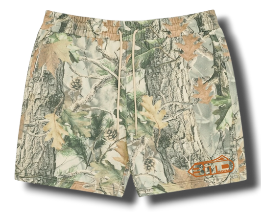 VOLLEY SHORTS (Green) BITD Logo