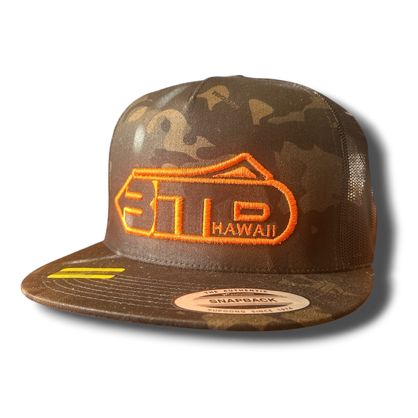 BITD Logo Trucker Hat (Dark Camo)