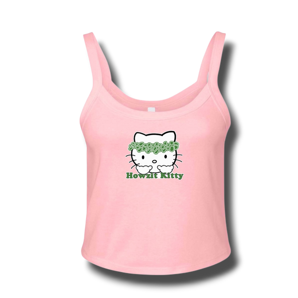 Howzit Kitty Tank (Pink)