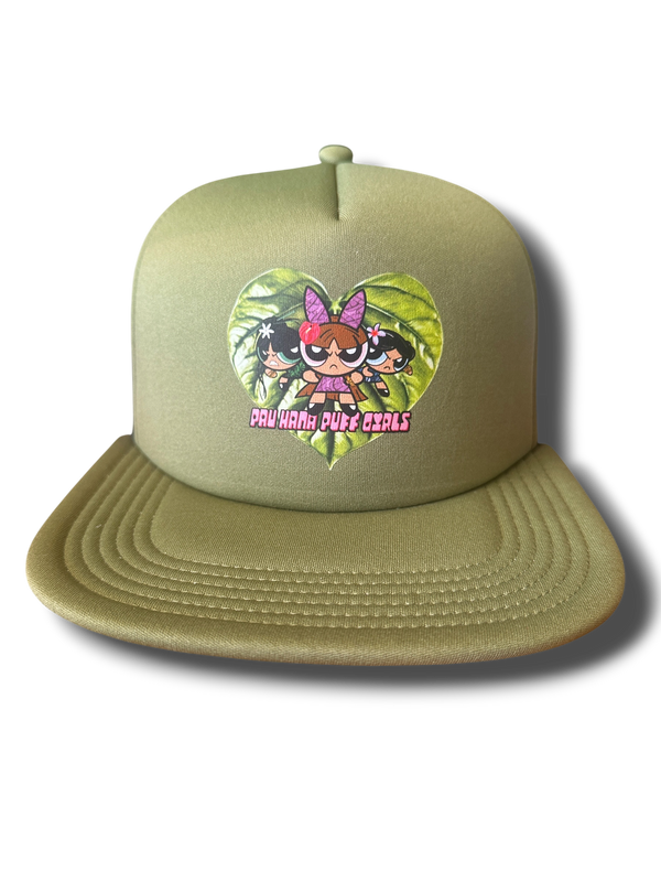 Pau Hana Puff Girls Trucker Hat